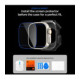Juodas dėklas + stikliukas Apple Watch Ultra 1 / 2 / 3 (49 mm) laikrodžiui "Spigen Rugged Armor & Tempered Glass"