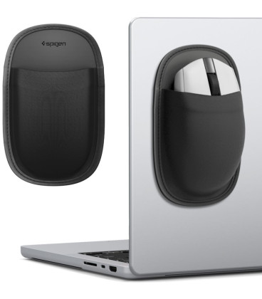 Juodas dėklas pelei "Spigen LD220 Mouse Sleeve"