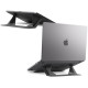 Pilkas nešiojamo kompiuterio stovas "Spigen LD201-S6 Slimfold Laptop Stand"