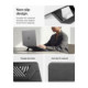 Pilkas nešiojamo kompiuterio stovas "Spigen LD201-S6 Slimfold Laptop Stand"
