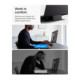 Pilkas nešiojamo kompiuterio stovas "Spigen LD201-S8 Slimfold Laptop & Tablet Stand"