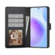 Juodas atverčiamas dėklas Motorola Edge 70 5G telefonui "Tech-Protect Wallet"