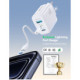 Baltas 30W 1xUSB-A + 1xUSB-C + 1xLightning pakrovėjas "Joyroom JR-TG6"