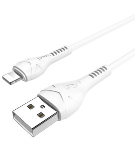 Baltas USB-A - Lightning 2.4A 100cm laidas "Hoco X37 Cool Power"