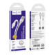 Baltas USB-A - MicroUSB 2.4A 100cm laidas "Hoco X37 Cool Power"