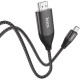 Pilkas USB-C - HDMI 200cm laidas "Hoco UA16"