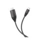 Pilkas USB-C - HDMI 200cm laidas "Hoco UA16"