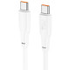 Baltas USB-C - USB-C 60W 100cm laidas "Hoco X93"