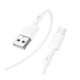 Baltas USB-A - MicroUSB 2.4A 100cm laidas "Hoco X83"