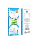 Baltas USB-A - MicroUSB 2.4A 100cm laidas "Hoco X83"