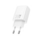 Baltas 30W GaN 1xUSB-C + 1xUSB-A pakrovėjas "Hoco N63"