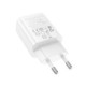 Baltas 30W GaN 1xUSB-C + 1xUSB-A pakrovėjas "Hoco N63"