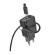 Juodas 30W GaN 1xUSB-C + 1xUSB-A pakrovėjas + USB-C - USB-C 100cm laidas "Hoco N63"