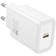 Baltas 30W GaN 1xUSB-C pakrovėjas "Hoco N62"