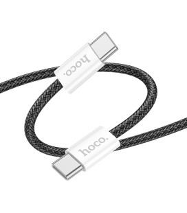 Juodas USB-C - USB-C 60W 200cm laidas "Hoco X104"