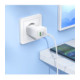 Baltas 30W GaN 1xUSB-C + 1xUSB-A pakrovėjas "Hoco N71"