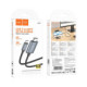 Pilkas USB-C - HDMI 100cm laidas "Hoco UA27"