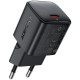 Juodas 1xUSB-C (PD/QC/FCP/AFC) 20W pakrovėjas "Acefast A117"