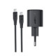 Juodas 1xUSB-C (PD/QC/FCP/AFC) 30W pakrovėjas + 120cm USB-C - USB-C laidas "Acefast A118"