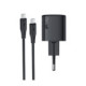 Juodas 1xUSB-C (PD/QC/FCP/AFC) 30W pakrovėjas + 120cm USB-C - USB-C laidas "Acefast A118"