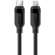 Juodas USB-C - Lightning 30W 120cm laidas "Acefast C16-01"
