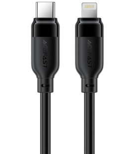 Juodas USB-C - Lightning 30W 120cm laidas "Acefast C16-01"