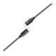 Juodas USB-C - USB-C 60W 120cm laidas "Acefast C16-03"