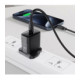 Juodas USB-C - USB-C 60W 120cm laidas "Acefast C16-03"