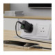 Juodas USB-C - USB-C 60W 120cm laidas "Acefast C16-03"