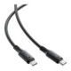 Juodas USB-C - USB-C 60W 120cm laidas "Acefast C17-03"