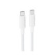 Baltas USB-C - USB-C 60W 120cm laidas "Acefast C18-03"