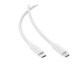 Baltas USB-C - USB-C 60W 120cm laidas "Acefast C18-03"