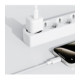 Baltas USB-C - USB-C 60W 120cm laidas "Acefast C18-03"