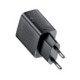 Juodas 1xUSB-A + 1xUSB-C (PD/QC/FCP/AFC) 30W GaN pakrovėjas "Acefast A98"