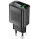 Juodas 1xUSB-A (QC/FCP/AFC) 18W pakrovėjas "Acefast A90"