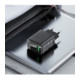 Juodas 1xUSB-A (QC/FCP/AFC) 18W pakrovėjas "Acefast A90"
