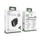 Juodas 1xUSB-A (QC/FCP/AFC) 18W pakrovėjas "Acefast A90"