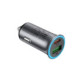 Pilkas 1xUSB-A + 1xUSB-C 95W automobilinis pakrovėjas "Acefast B16"