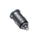 Pilkas 1xUSB-A + 1xUSB-C 65W automobilinis pakrovėjas "Acefast B15"