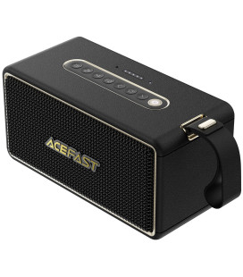 Juodas bluetooth nešiojamas garsiakalbis "Acefast K3 Max"
