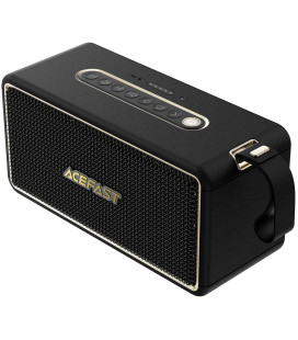 Juodas bluetooth nešiojamas garsiakalbis "Acefast K3 Ultra"