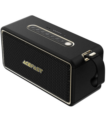 Juodas bluetooth nešiojamas garsiakalbis "Acefast K3 Ultra"