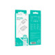 Baltas USB-A - USB-C 3A 100cm laidas "Borofone BX101"