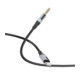 Juodas audio laidas USB-C - 3,5mm "Borofone BL19"