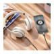 Juodas audio laidas USB-C - 3,5mm "Borofone BL19"