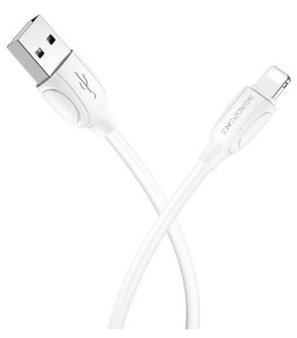 Baltas USB-A - Lightning 100cm laidas "Borofone BX19"