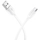 Baltas USB-A - MicroUSB 100cm laidas "Borofone BX19"