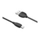 Juodas USB-A - MicroUSB 100cm laidas "Borofone BX19"