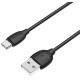 Juodas USB-A - USB-C 100cm laidas "Borofone BX19"