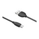 Juodas USB-A - USB-C 100cm laidas "Borofone BX19"